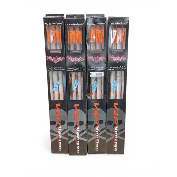 Victory Archery VAP VooDoo 22" Shafts 3 Pack X 4 Qty
