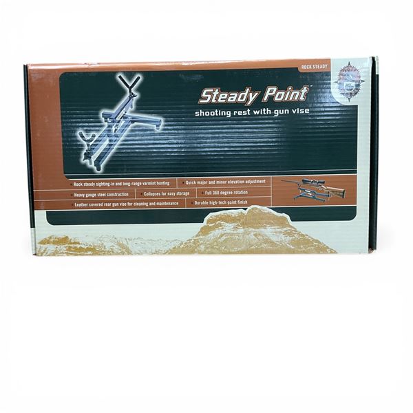 Shooter's Ridge Steady Point Shooting Rest with Gun Vise