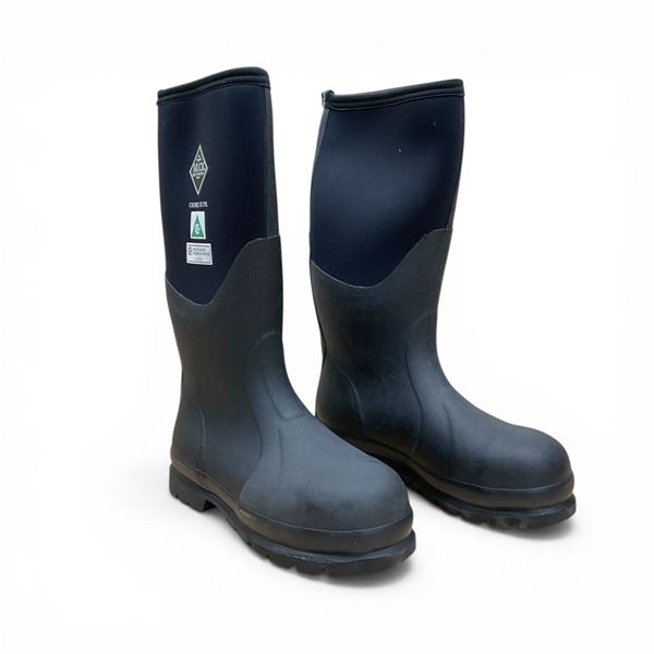 Muck Chore Grade 1 All Conditions Safety Work Boot Men's Size 9 and Women's Size 10, Black