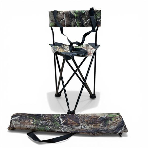 Ameristep Tripod Swivel Stool, Rated for 250 Lbs, Camo