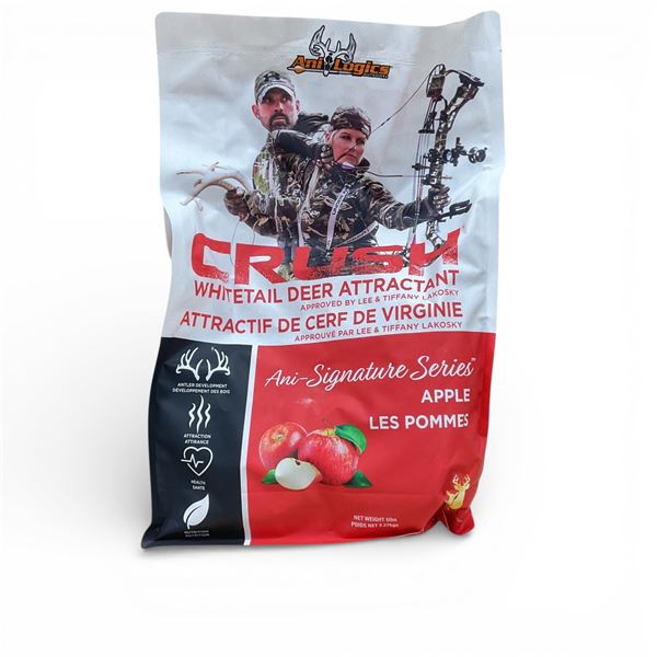 Ani-Logics Signature Series 'Crush' Whitetail Deer Attractant, Apple 5 Lbs