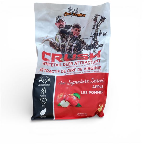 Ani-Logics Signature Series 'Crush' Whitetail Deer Attractant, Apple 5 Lbs