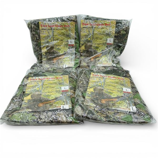 Tree Leaf Camo Suit, Includes Jacket, Pants, Mask and Hat Size Large X 4