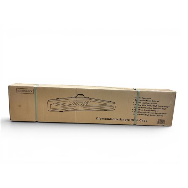 Diamondlock Single Rifle Case with Foam Lining