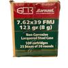 Image 2 : Barnaul 7.62x39mm, 123 Grain FMJ Non-Corrosive Ammunition, 500 Rounds