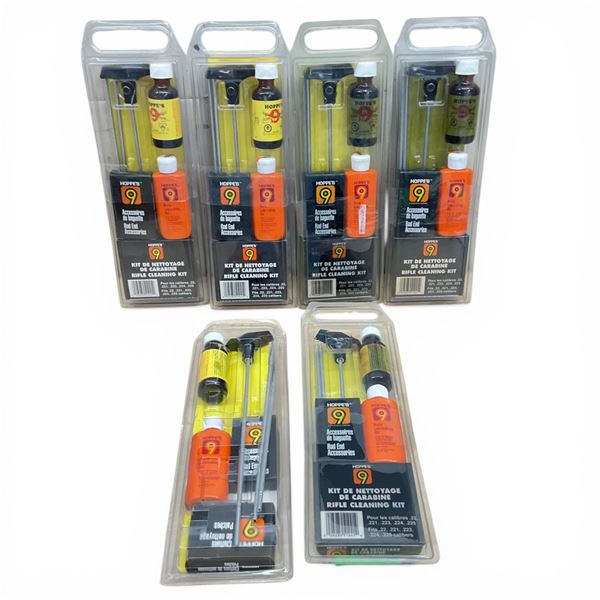Hoppe's Rifle Cleaning Kits for 22 Cal X 6 Qty