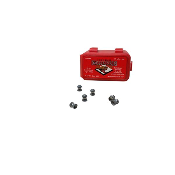 Crosman Copperhead .22 Cal/ 5.5mm Lead Airgun Pellets, Approximately 150 Pellets