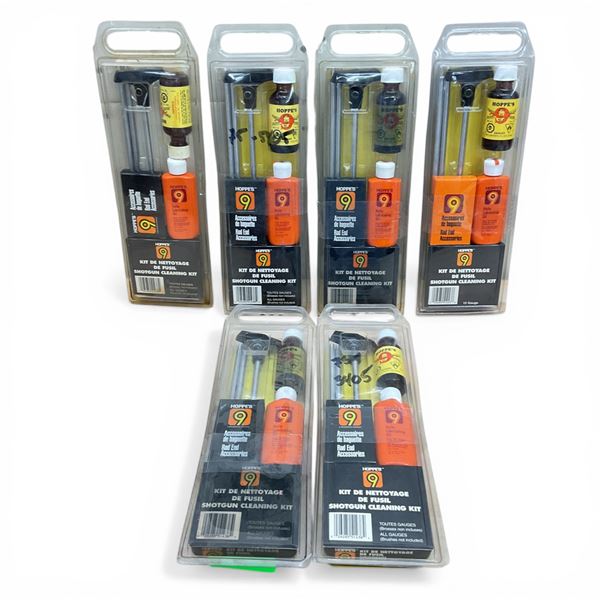 Hoppe's Shotgun Cleaning Kits for 12 Ga and All Gauges X 6 Qty
