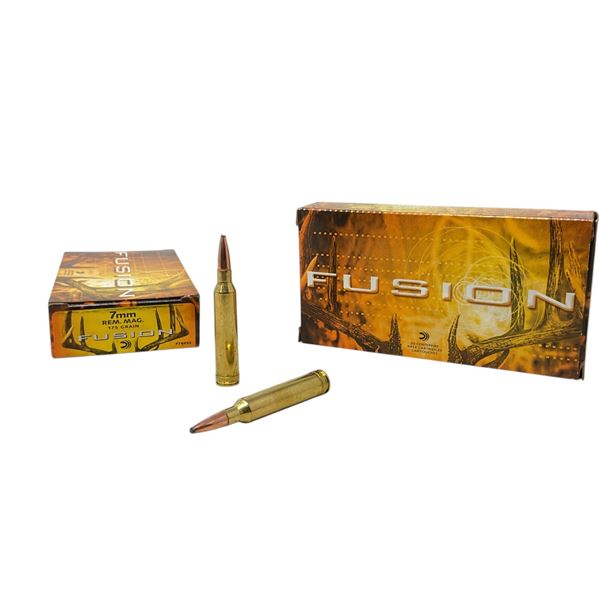Federal Fusion 7mm Rem Mag, 175 Grain Ammunition, 40 Rounds
