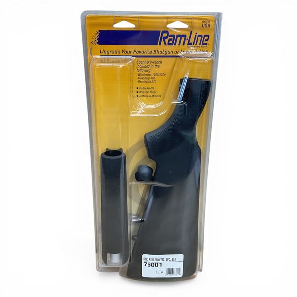 Ramline Synthetic Replacement 2 Pc Shotgun Stock for Rem 7600/ 760 in Black