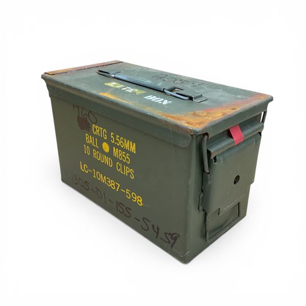 Metal Ammo Can, 11" X 5 1/2" X 7", ODG