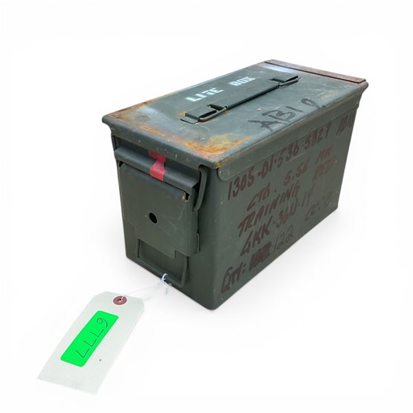Metal Ammo Can, 11" X 5 1/2" X 7", ODG