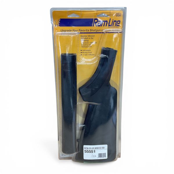 Ramline Synthetic Replacement 2 Pc Shotgun Stock for 12 Ga Browning A5, Black