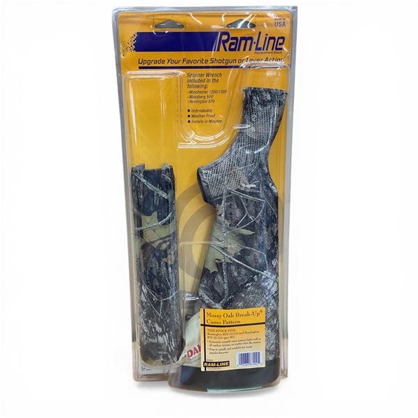 Ramline Synthetic Replacement Shotgun Stock for 12 Ga and Pre '87 20 Ga Remington 870 in MOBU Camo