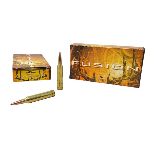 Federal Fusion 7mm Rem Mag, 150 Grain Ammunition, 40 Rounds