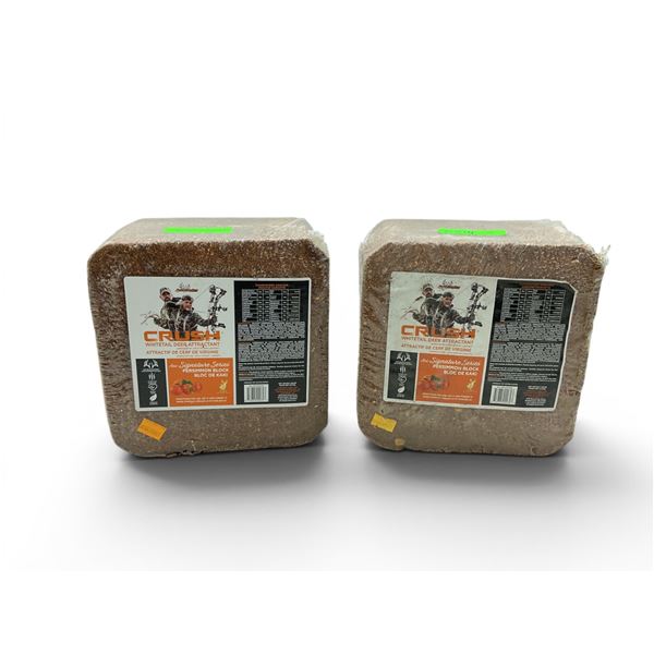 Ani-Logics Signature Series Whitetail Deer Attractant Block in Persimmon, Approx 10 Lbs X 2