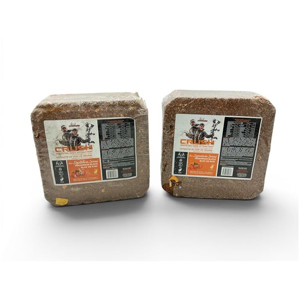 Ani-Logics Signature Series Whitetail Deer Attractant Block in Persimmon, Approx 10 Lbs X 2