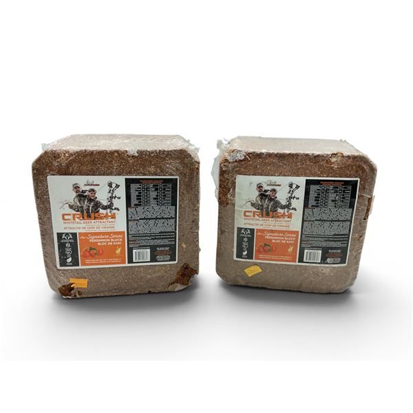 Ani-Logics Signature Series Whitetail Deer Attractant Block in Persimmon, Approx 10 Lbs X 2