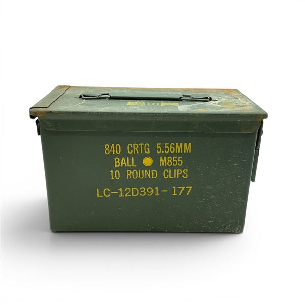 Metal Ammo Can, 11" X 5 1/2" X 7", ODG