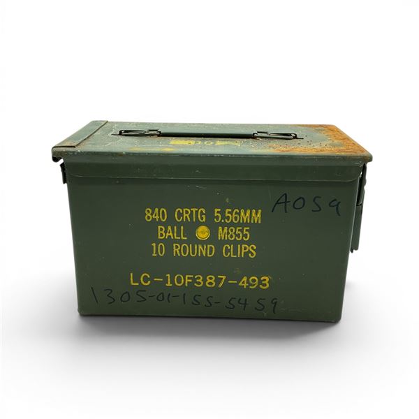 Metal Ammo Can, 11" X 5 1/2" X 7", ODG