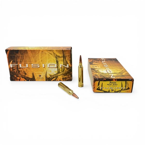 Federal Fusion 7mm Rem Mag, 150 Grain Ammunition, 40 Rounds