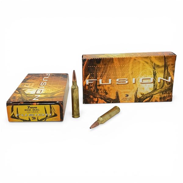 Federal Fusion 7mm Rem Mag, 150 Grain Ammunition, 28 Rounds