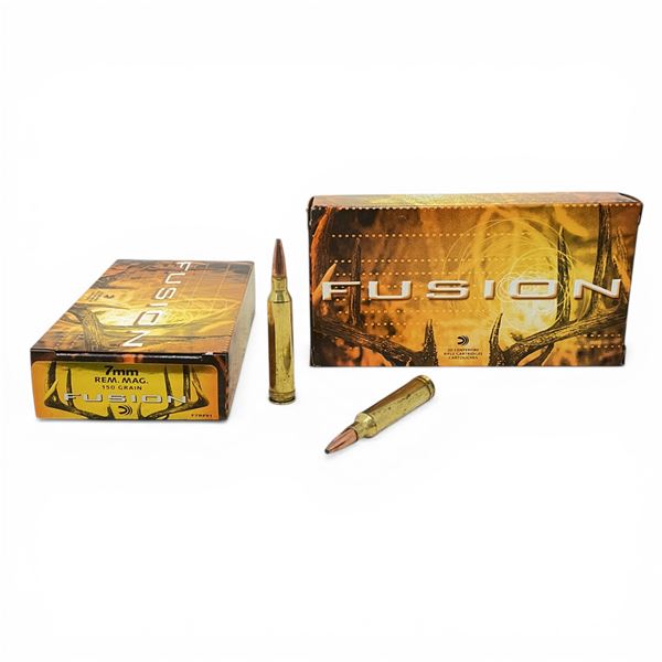 Federal Fusion 7mm Rem Mag, 150 Grain Ammunition, 40 Rounds