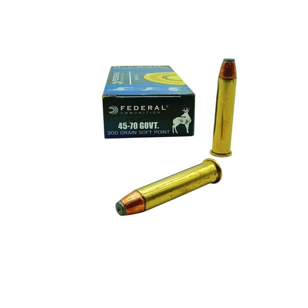 Federal Power-Shok 45-70 GOVT, 300 Grain SP Ammunition, 20 Rounds