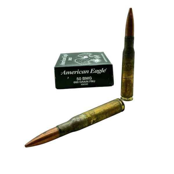 American Eagle 50 BMG, 660 Grain FMJ Ammunition, 10 Rounds
