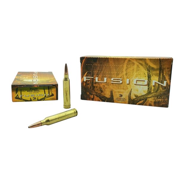 Federal Fusion 7mm Rem Mag, 150 Grain Ammunition, 20 Rounds