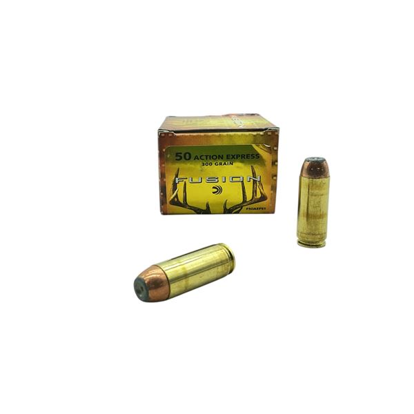Federal Fusion 50 Action Express, 300 Grain Ammunition, 17 Rounds