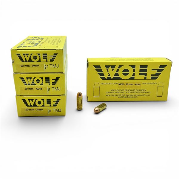 Wolf 10mm Auto Ammunition, 184 Rounds
