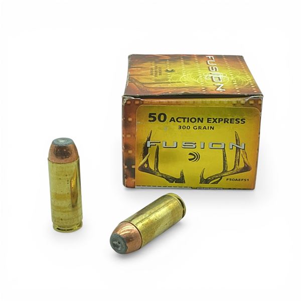 Federal Fusion 50 Action Express, 300 Grain Ammunition, 20 Rounds