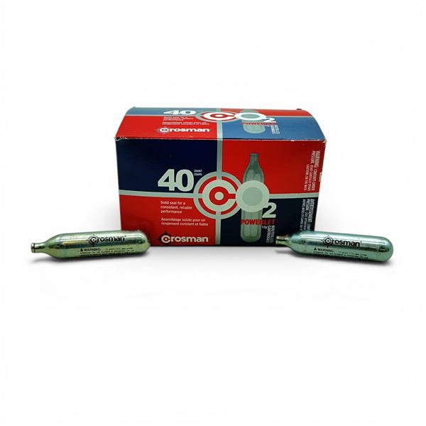 Crosman 12g CO2 Powerlet Cartridge X 33 Qty