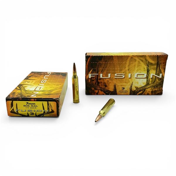 Federal Fusion 7mm Rem Mag, 175 Grain and 150 Grain Ammunition, 40 Rounds Total