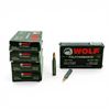 Image 1 : Wolf Polyformance .223 Rem, 55 Grain FMJ Non-Corrosive Steel Case Ammunition, 100 Rounds