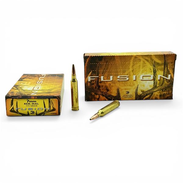 Federal Fusion 7mm Rem Mag, 175 Grain Ammunition, 40 Rounds