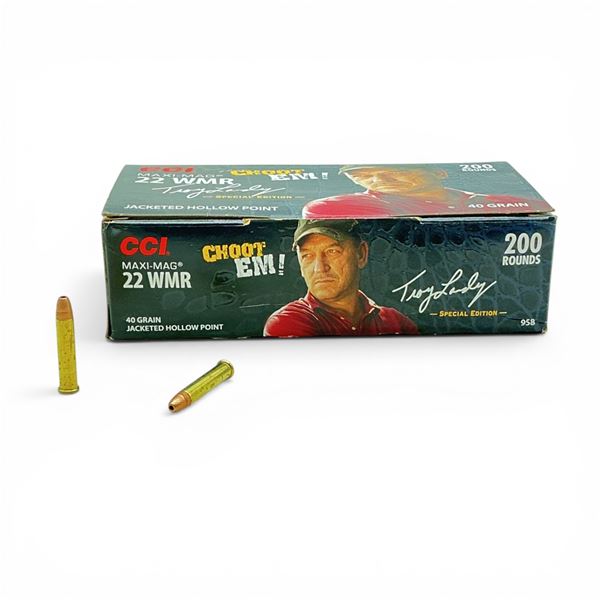 CCI Choot Em! 22 WMR Maxi-Mag, 40 Grain JHP Ammunition, 200 Rounds