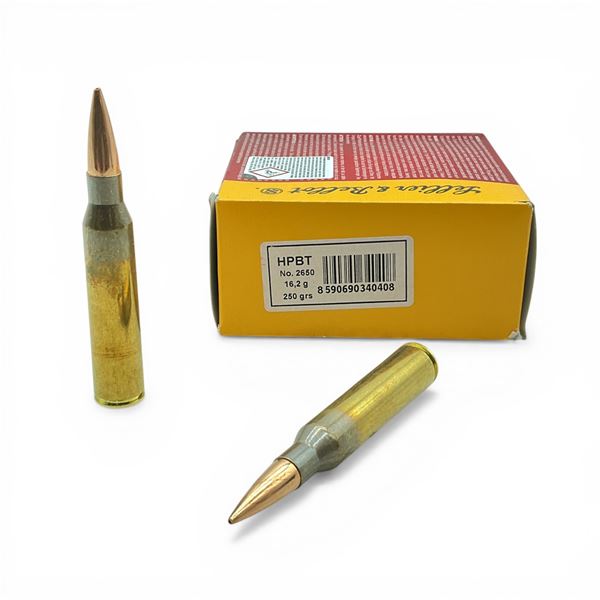 Sellier & Bellot Match 338 Lapua Mag, 250 Grain HPBT Ammunition, 10 Rounds