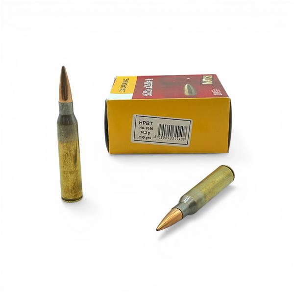 Sellier & Bellot Match 338 Lapua Mag, 250 Grain HPBT Ammunition, 10 Rounds