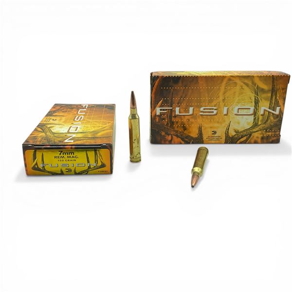 Federal Fusion 7mm Rem Mag, 150 Grain Ammunition, 36 Rounds