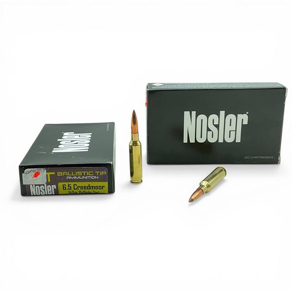 Nosler Ballistic Tip 6.5 Creedmoor, 140 Grain Ballistic Tip Hunting Ammunition, 40 Rounds