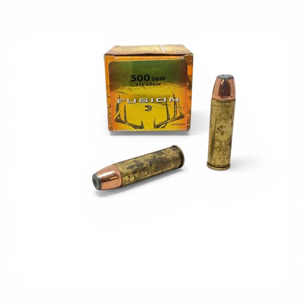 Federal Fusion 500 S&W, 325 Grain Ammunition, 20 Rounds