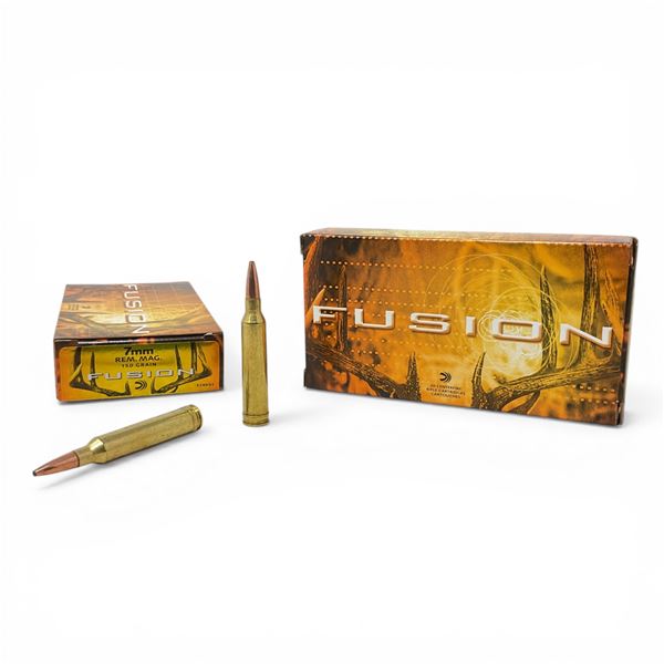 Federal Fusion 7mm Rem Mag, 150 Grain Ammunition, 40 Rounds