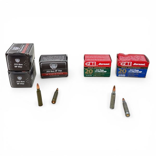 Assorted .223 Rem Ammunition, 99 Rounds