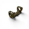 Image 2 : Warne Skeletonized Scope Mount, Tan, 1.25" Diameter