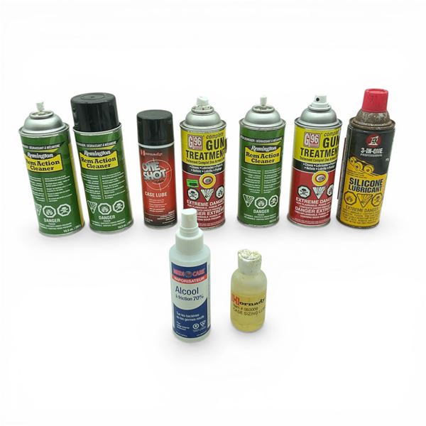 Assorted Firearms Cleaning Products