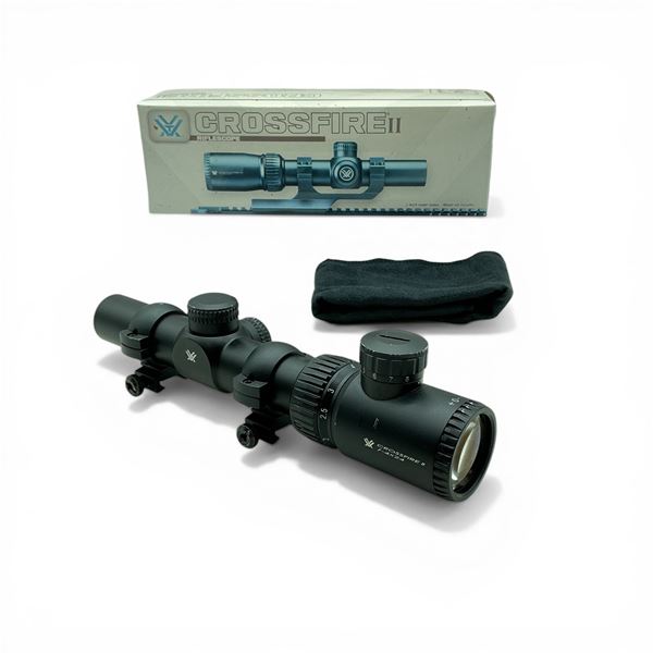 Vortex Crossfire II 1-4x24mm Scope, V-Brite Reticle