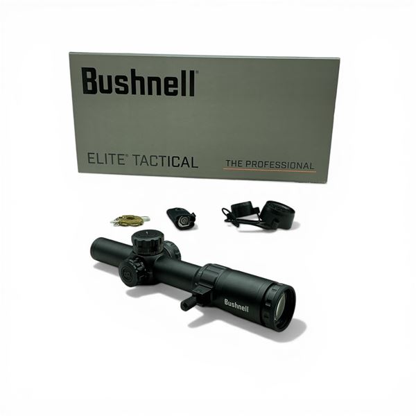 Bushnell Elite Tactical SMRS II 1-6.5x24mm Scope, CQ BDC SFP Reticle, 30mm Tube