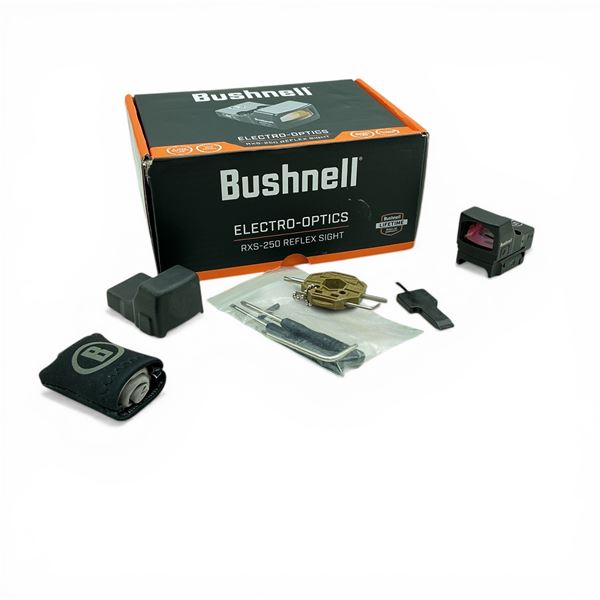 Bushnell RXS-250 1x24mm Reflex Sight, 4 MOA Dot Reticle, Deltapoint Footprint